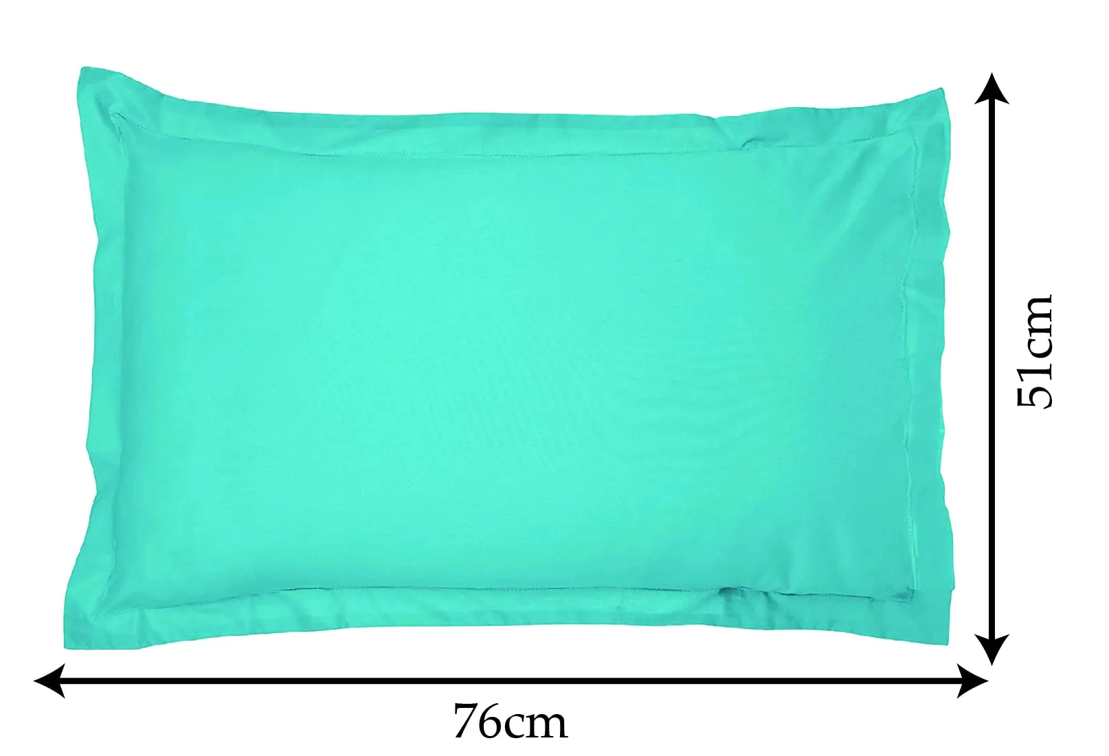 Kuber Industries Breathable & Soft Cotton Pillow Cover for Sofa, Couch, Bed - 29x20 Inch, Set of 6 (Green)