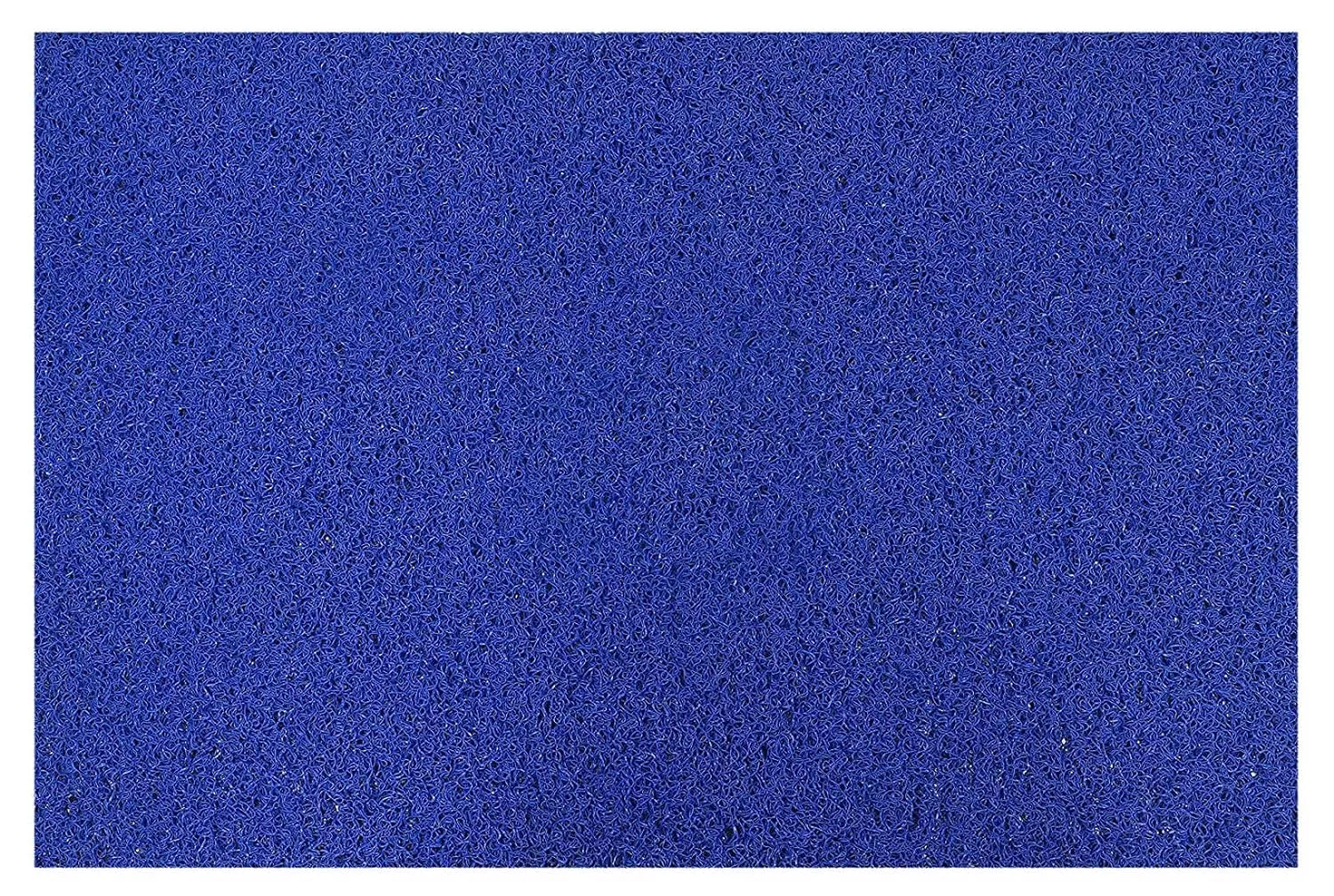 Kuber Industries - CTKTC039986 Polyvinyl Chloride Anti Slip Large Size Rubber Floor/Door Mat (Blue, 2x4 Feet)