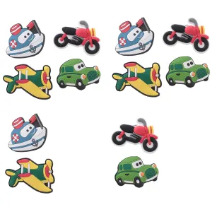 Kuber Industries Cute Cars Shape Fridge Magnets|Home Décor|Best Souvenir Gift|Pack of 12 (Multi)