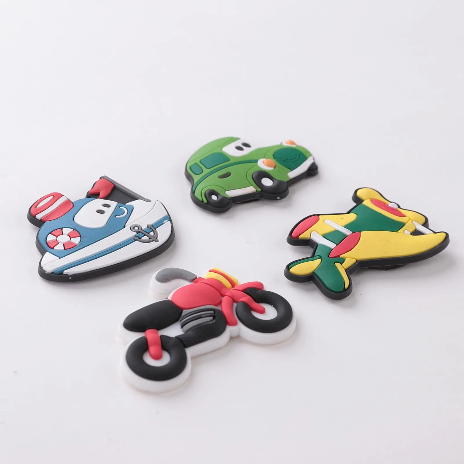 Kuber Industries Cute Cars Shape Fridge Magnets|Home Décor|Best Souvenir Gift|Pack of 4 (Multi)