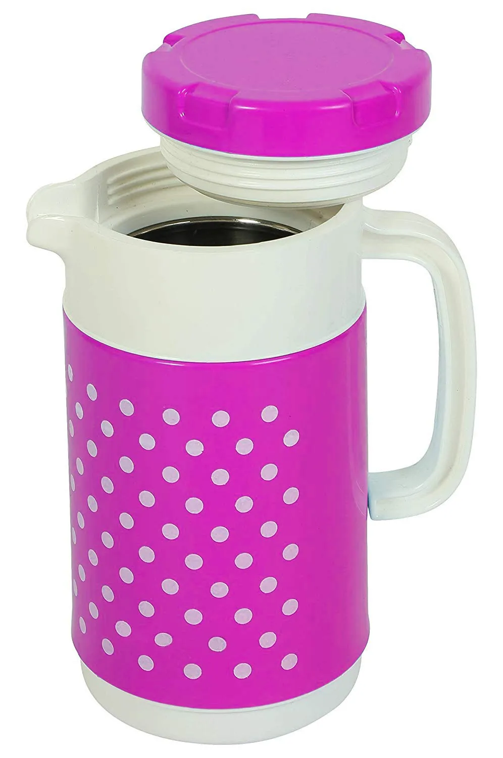 Kuber Industries Insulated Orchid Tuff Jug Flask 1500 ML (Pink) -CTLTC12361, Standard