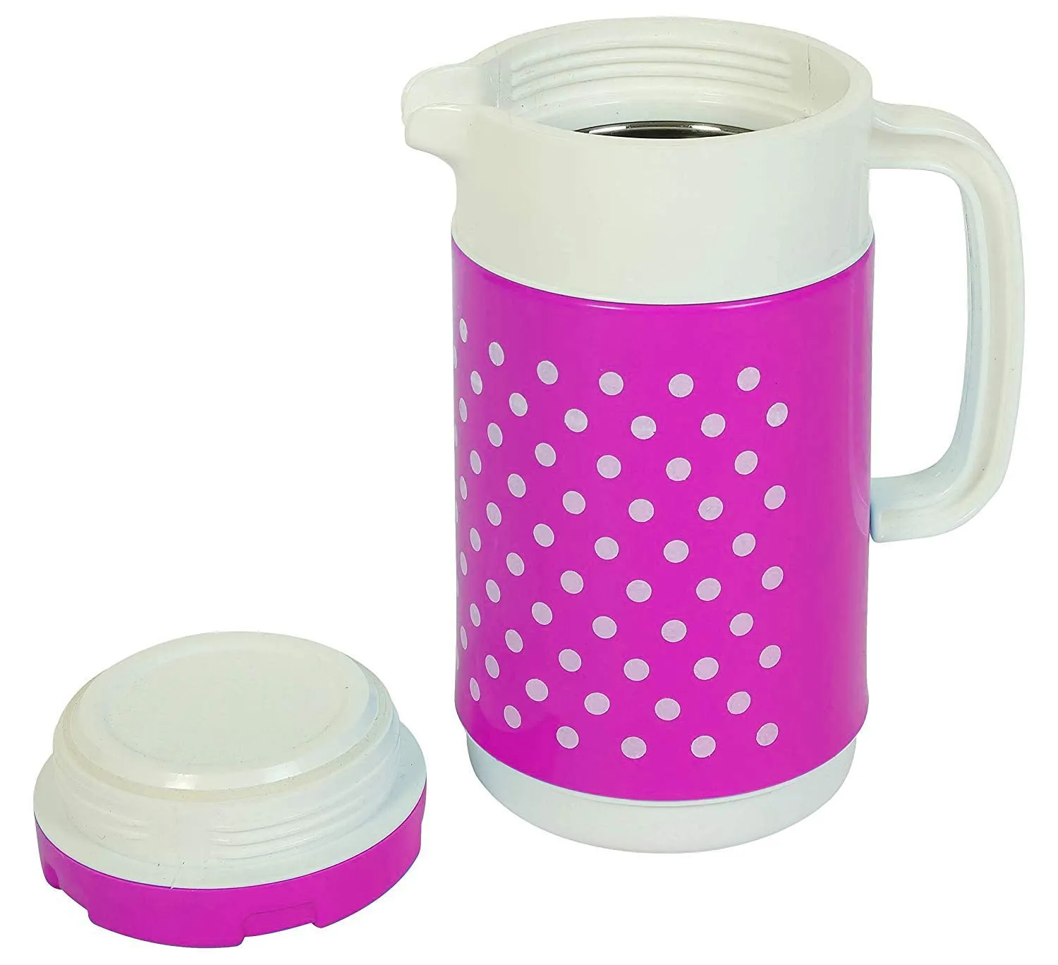 Kuber Industries Insulated Orchid Tuff Jug Flask 1500 ML (Pink) -CTLTC12361, Standard