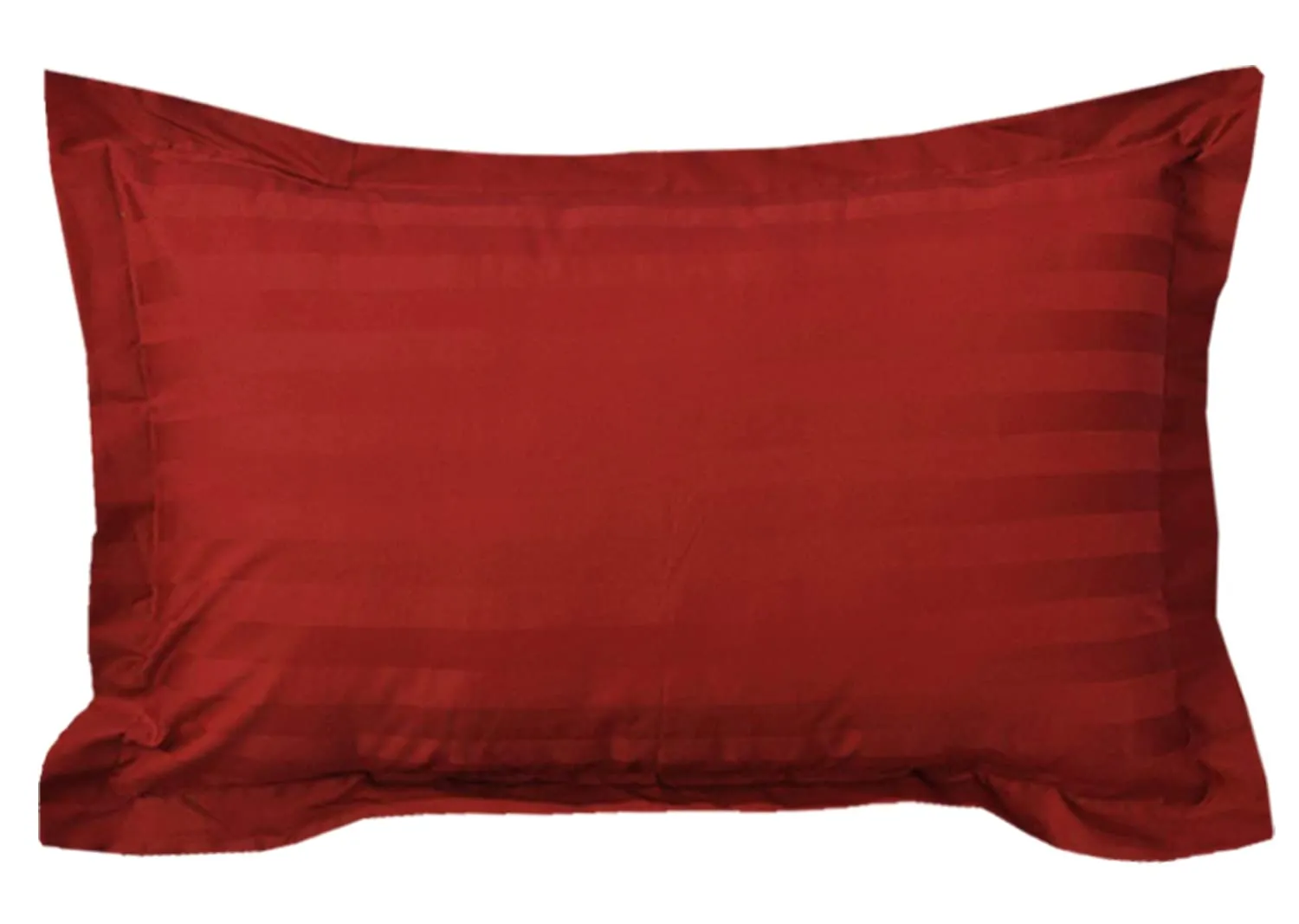 Kuber Industries Lining Design Breathable & Soft Cotton Pillow Cover/Protector/Case- 18x28 Inch, Set of 6 (Red)-HS43KUBMART26789,Standard