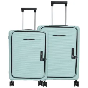 Kuber Industries Luggage Bag | Trolley Bags for Travel | Collapsible Luggage Bag | Travelling Bag | Trolley Bags for Suitcase | Lightweight Luggage Bag | 20BG-24BG Inch |Pack of 6| Blue & Gray