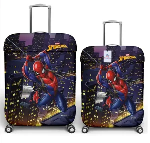 Kuber Industries Marvel Spiderman Luggage Cover | Polyester Travel Suitcase Cover | Washable | Stretchable Suitcase Cover | 22-26 Inch-Medium | 26-30 Inch-Large | Pack of 2 | Multicolor