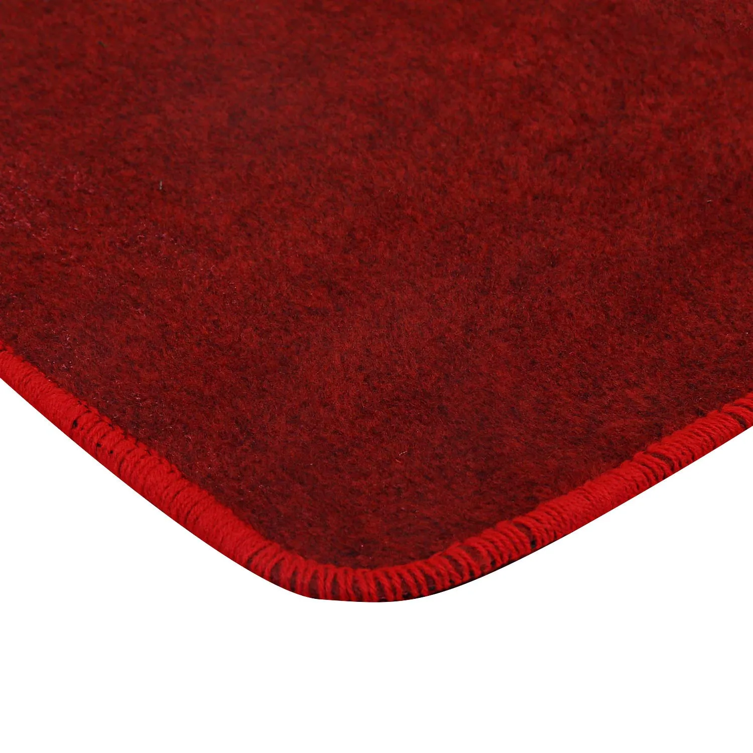 Kuber Industries Microfiber Anti Slip 2 Pieces Door Mat 22"x14", Red - CTKTC21875