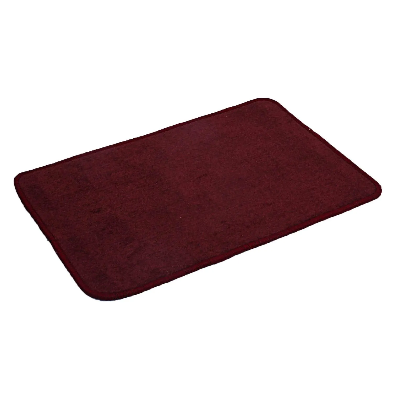 Kuber Industries Microfiber Anti Slip 3 Pieces Door Mat 22"x14", Maroon - CTKTC21906