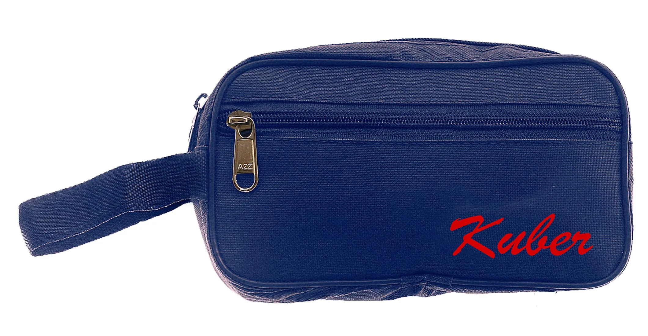 Kuber Industries Multipurpose Canvas Toiletry Travel Shaving Kit,(Navy Blue) - CTKTC031465