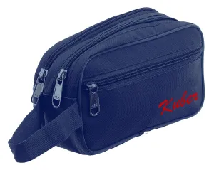 Kuber Industries Multipurpose Canvas Toiletry Travel Shaving Kit,(Navy Blue) - CTKTC031465