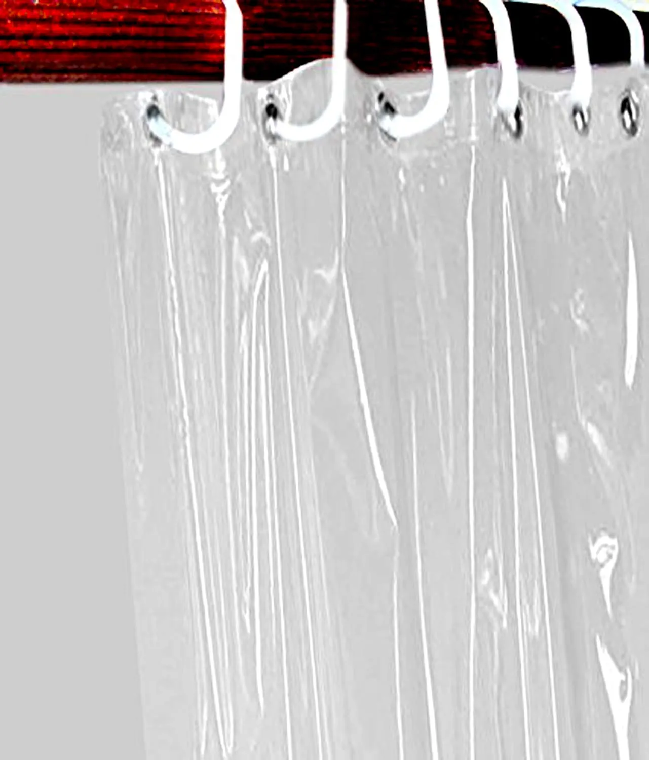 Kuber Industries PVC Transparent 0.30 MM AC Door Curtain(Width -54 Inches X Height -84 Inches) 7 Feet - CTKTC040566