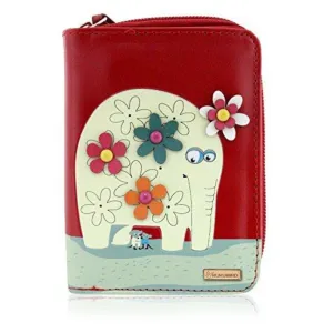 Kukubird Medium Purse Elephant And Mouse Purse - Red