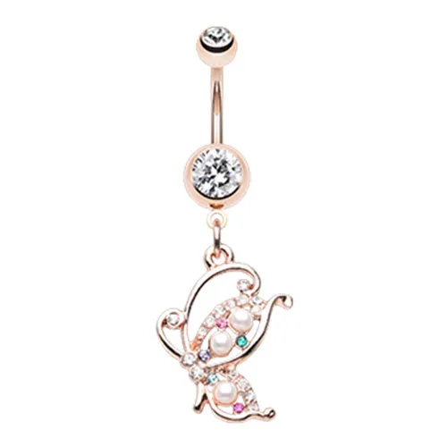 Kupu Kupu Pearl Butterfly Belly Bar