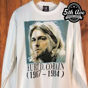 Kurt Cobain Legacy Tribute Long Sleeve Crew Neck T Shirt