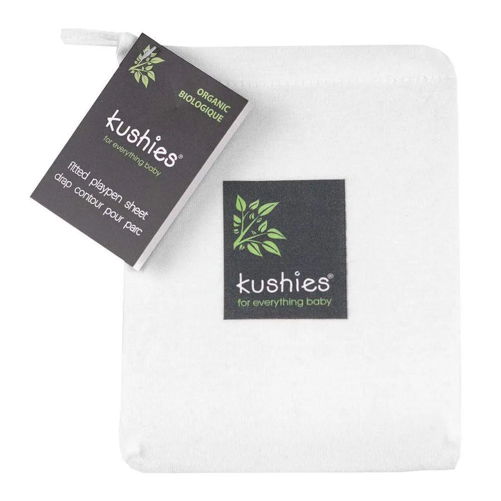 Kushies Organic Jersey Fitted Crib Sheet