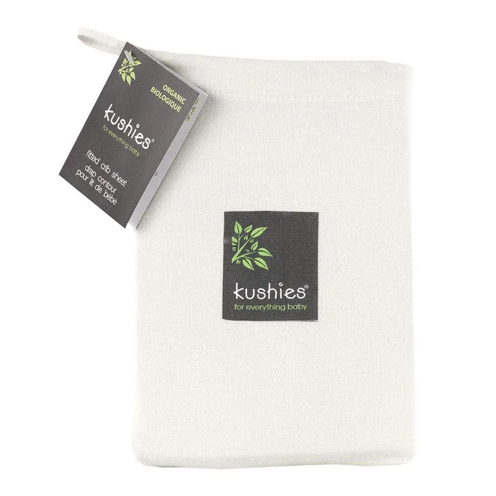 Kushies Organic Jersey Fitted Crib Sheet