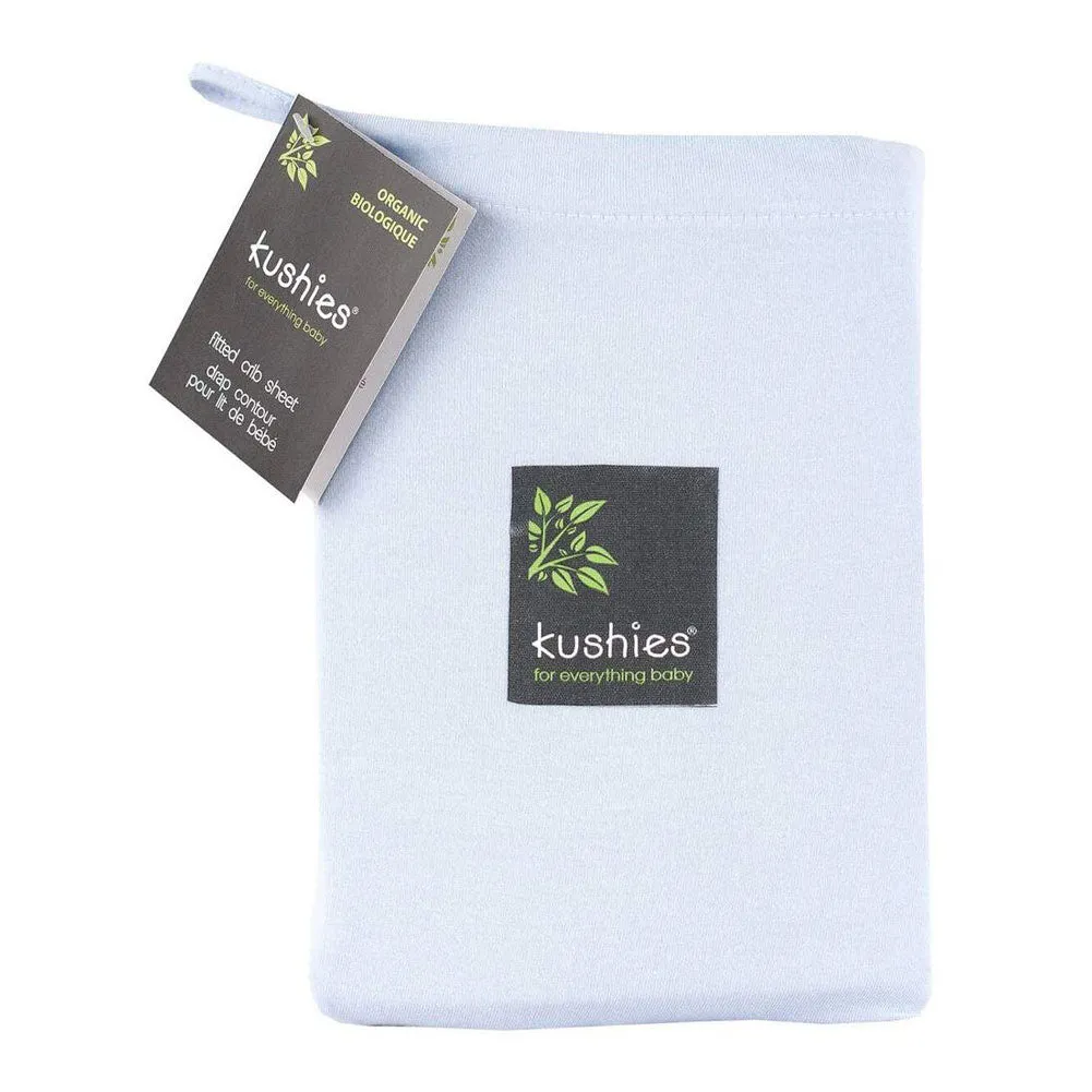 Kushies Organic Jersey Fitted Crib Sheet