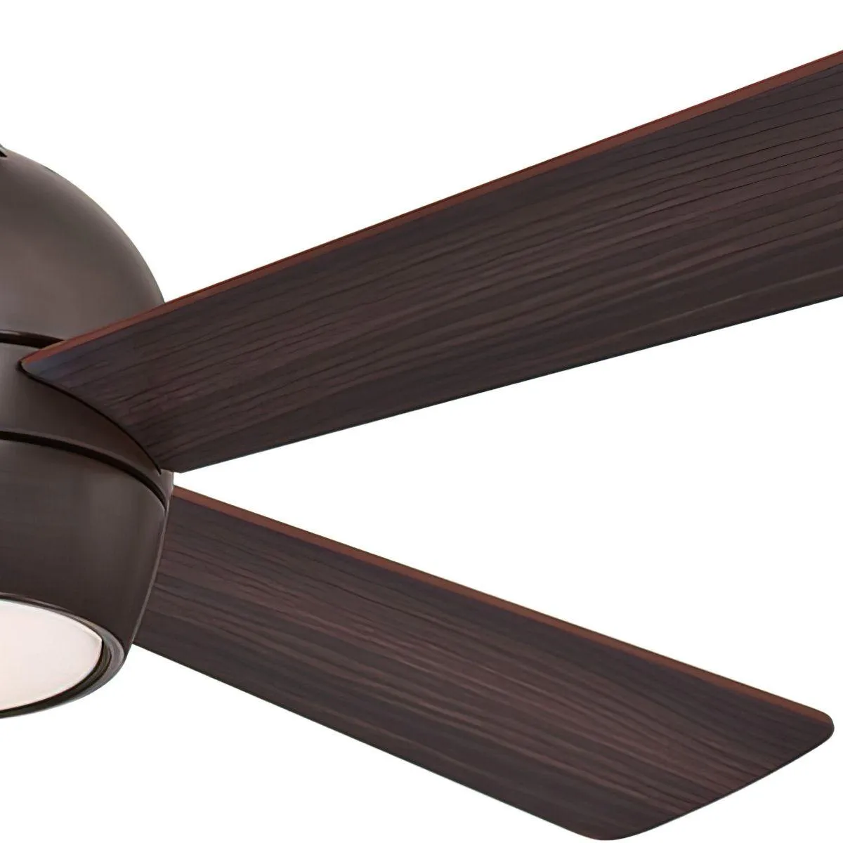 Kwad 44 Inch Dark Bronze Modern LED Ceiling Fan with Remote