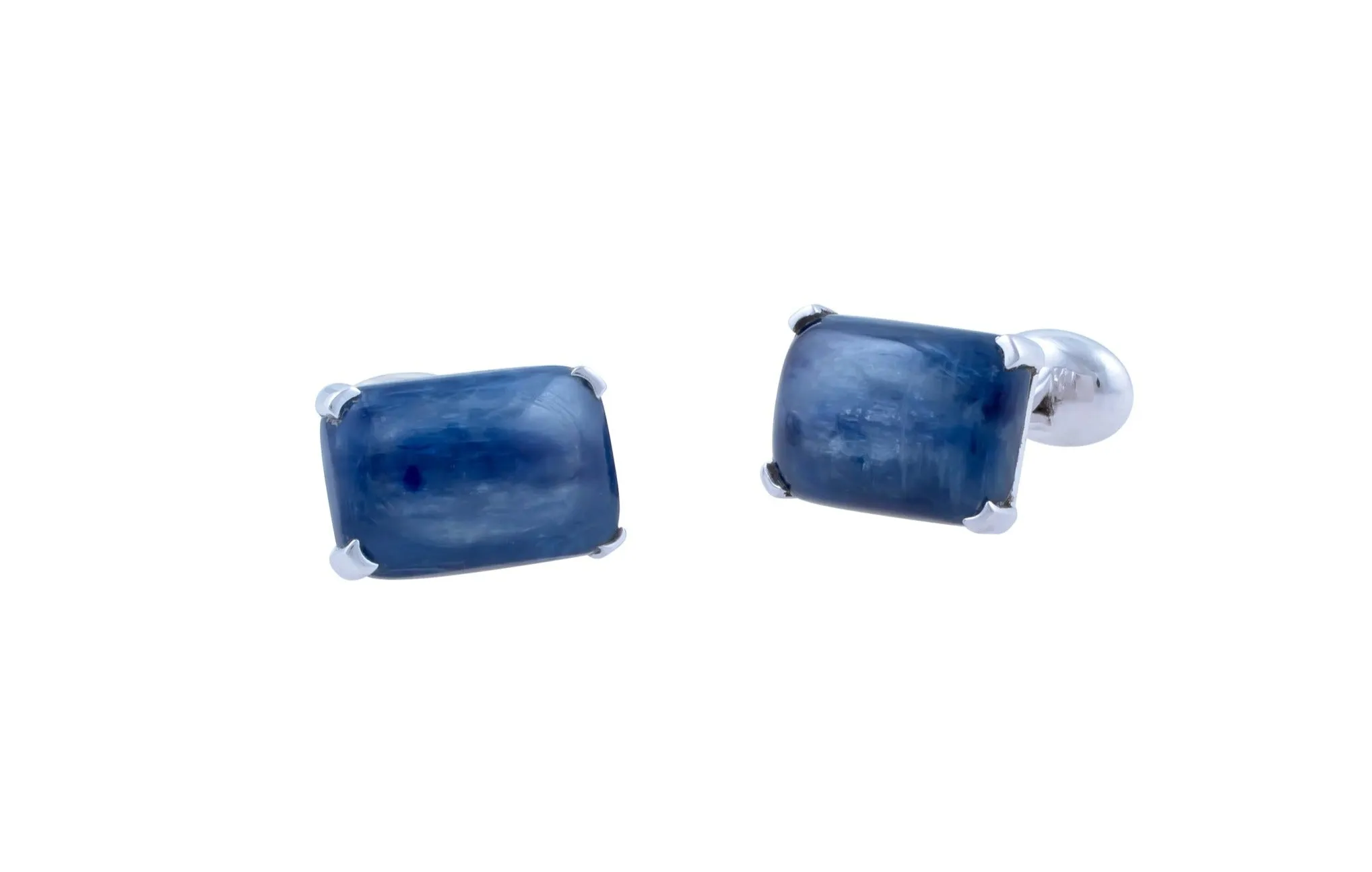 Kyanite & Steling Cufflinks - Stone of Harmony