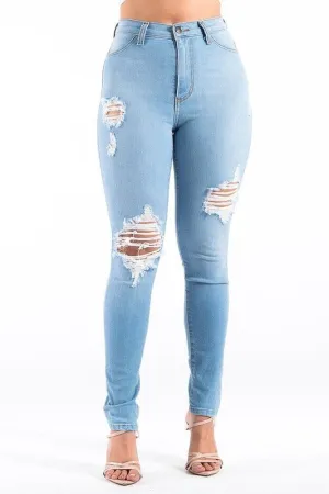 KYLIE SKINNY JEAN IN LIGHT WASH