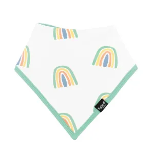 Kyte Baby Printed Bib in Wasabi Rainbow