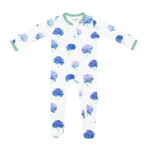 Kyte Baby Printed Zippered Footie in Hydrangea