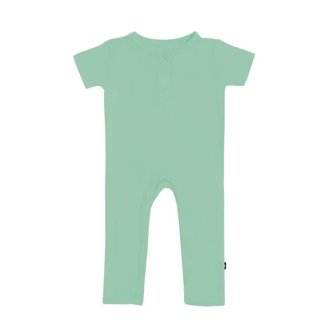 Kyte Baby Short Sleeve Romper in Wasabi