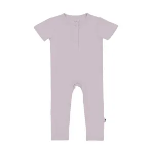 Kyte Baby Short Sleeve Romper in Wisteria