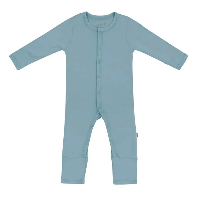 Kyte Baby Snap Romper in Dusty Blue