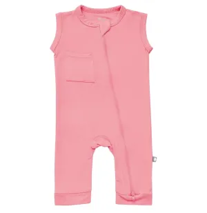 Kyte Baby - Zipper Sleeveless Romper In Rose