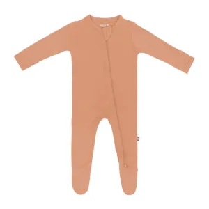 Kyte Baby Zippered Footie in Apricot