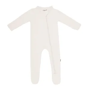 Kyte Baby Zippered Footie | Oat