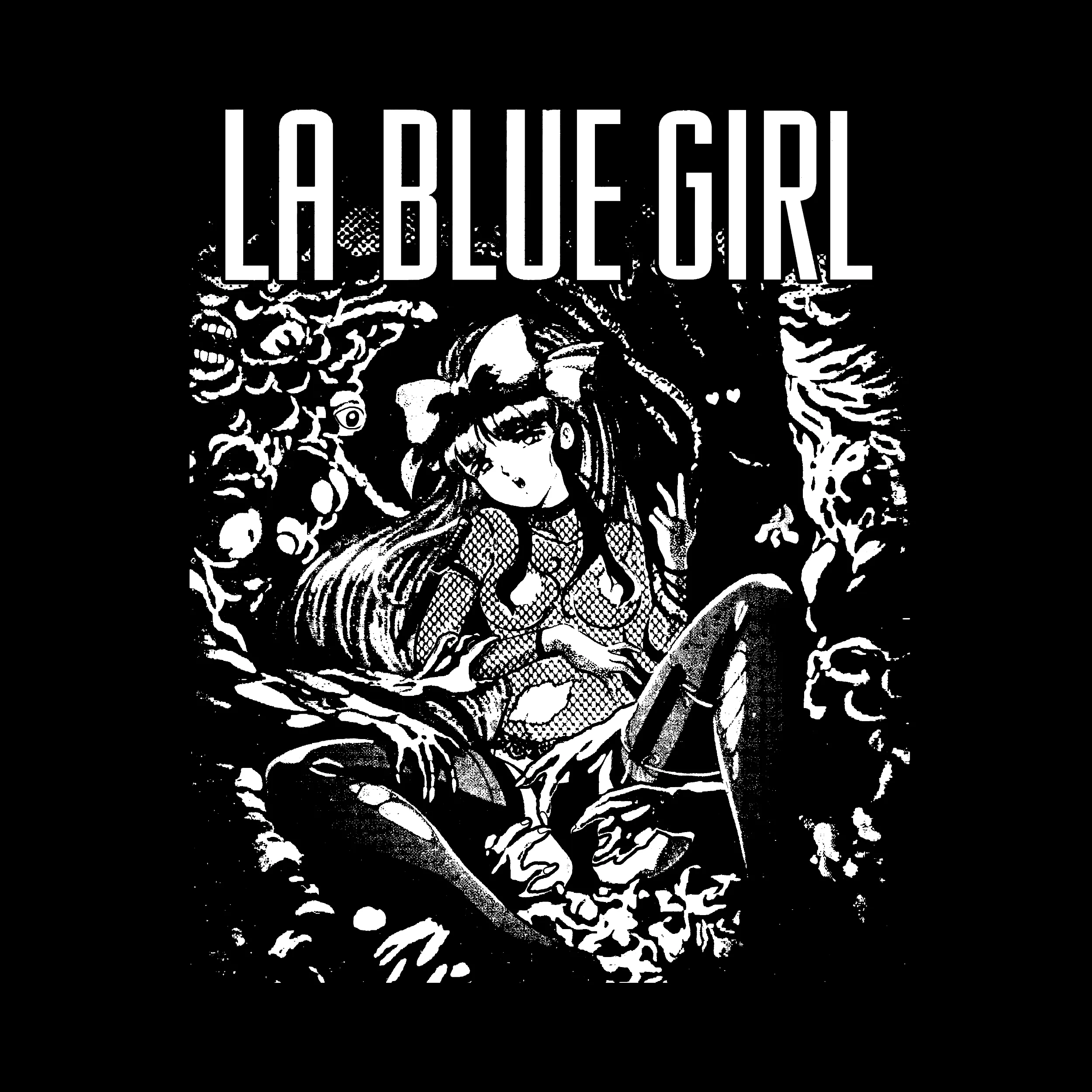 La Blue Girl Anime Hentai Slim Fit Tee