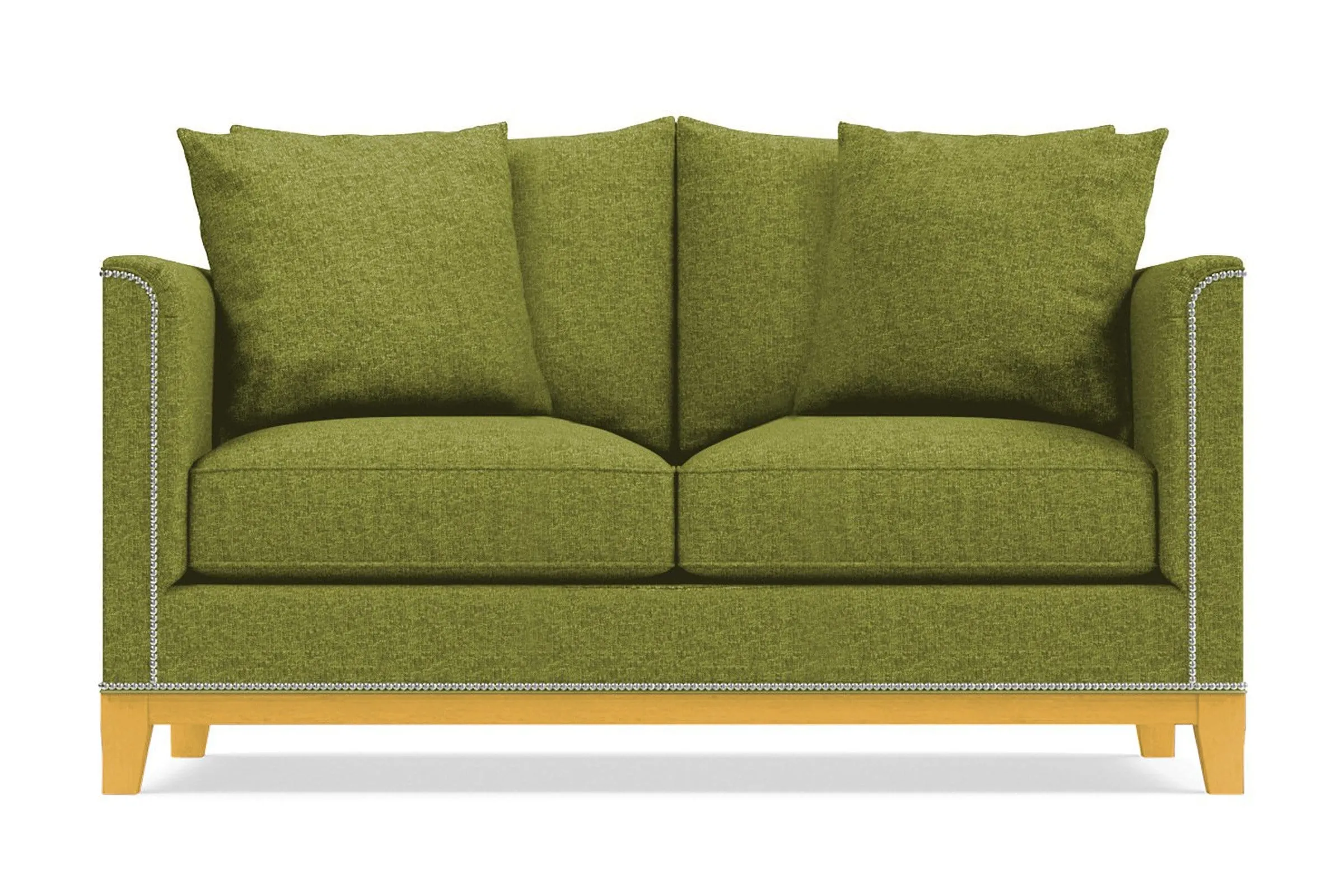 La Brea Apartment Size Sleeper Sofa Bed :: Leg Finish: Natural / Sleeper Option: Memory Foam Mattress