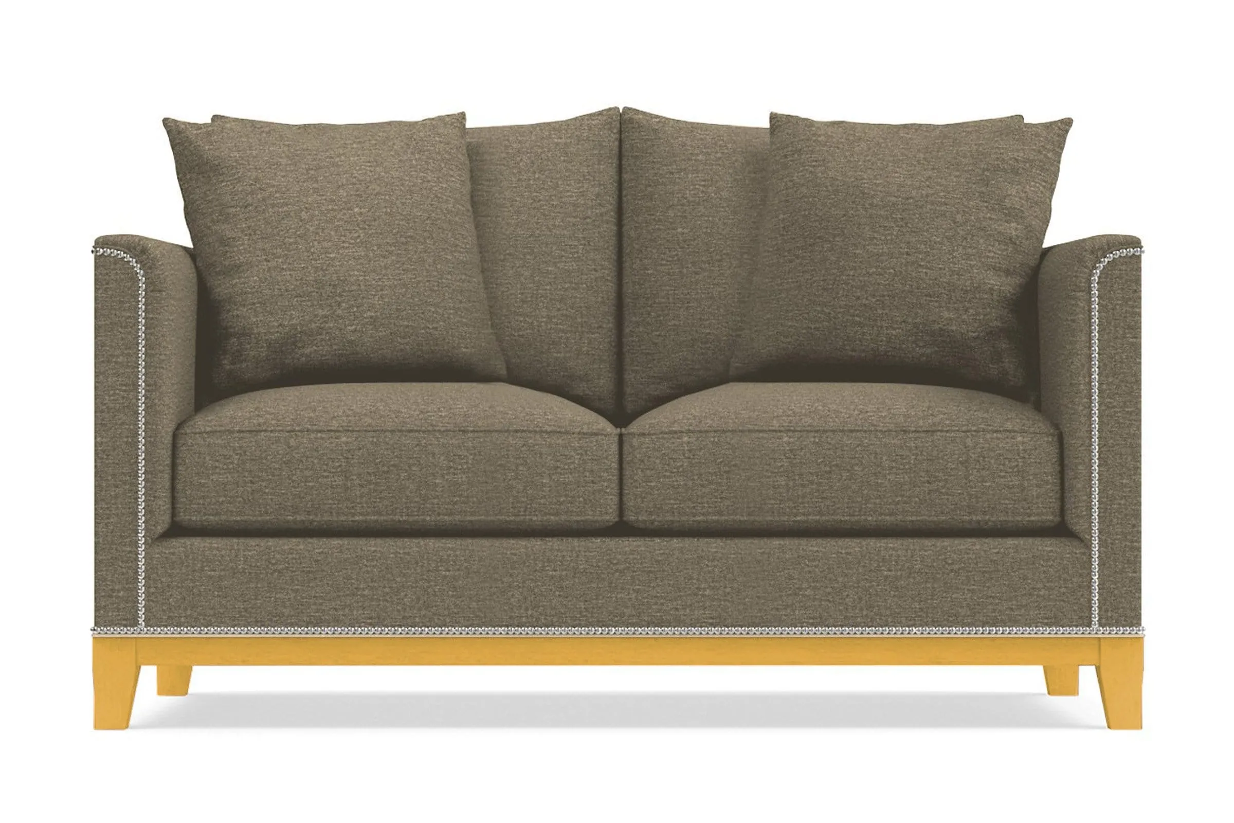 La Brea Apartment Size Sleeper Sofa Bed :: Leg Finish: Natural / Sleeper Option: Memory Foam Mattress