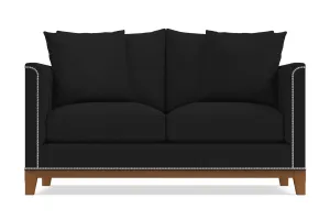 La Brea Apartment Size Sleeper Sofa Bed :: Leg Finish: Pecan / Sleeper Option: Deluxe Innerspring Mattress