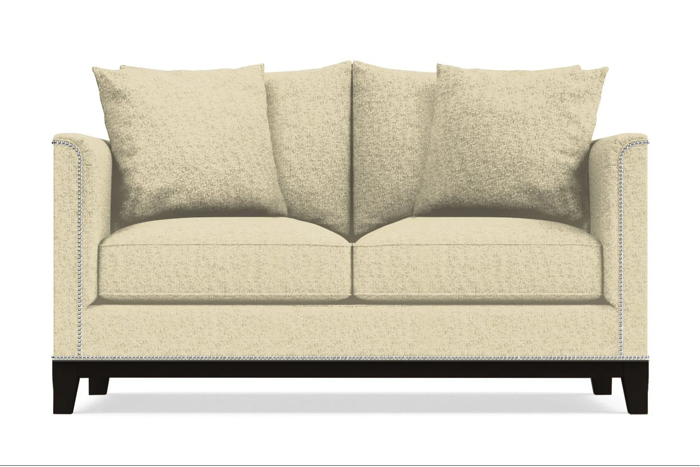 La Brea Twin Size Sleeper Sofa Bed :: Leg Finish: Espresso / Sleeper Option: Deluxe Innerspring Mattress