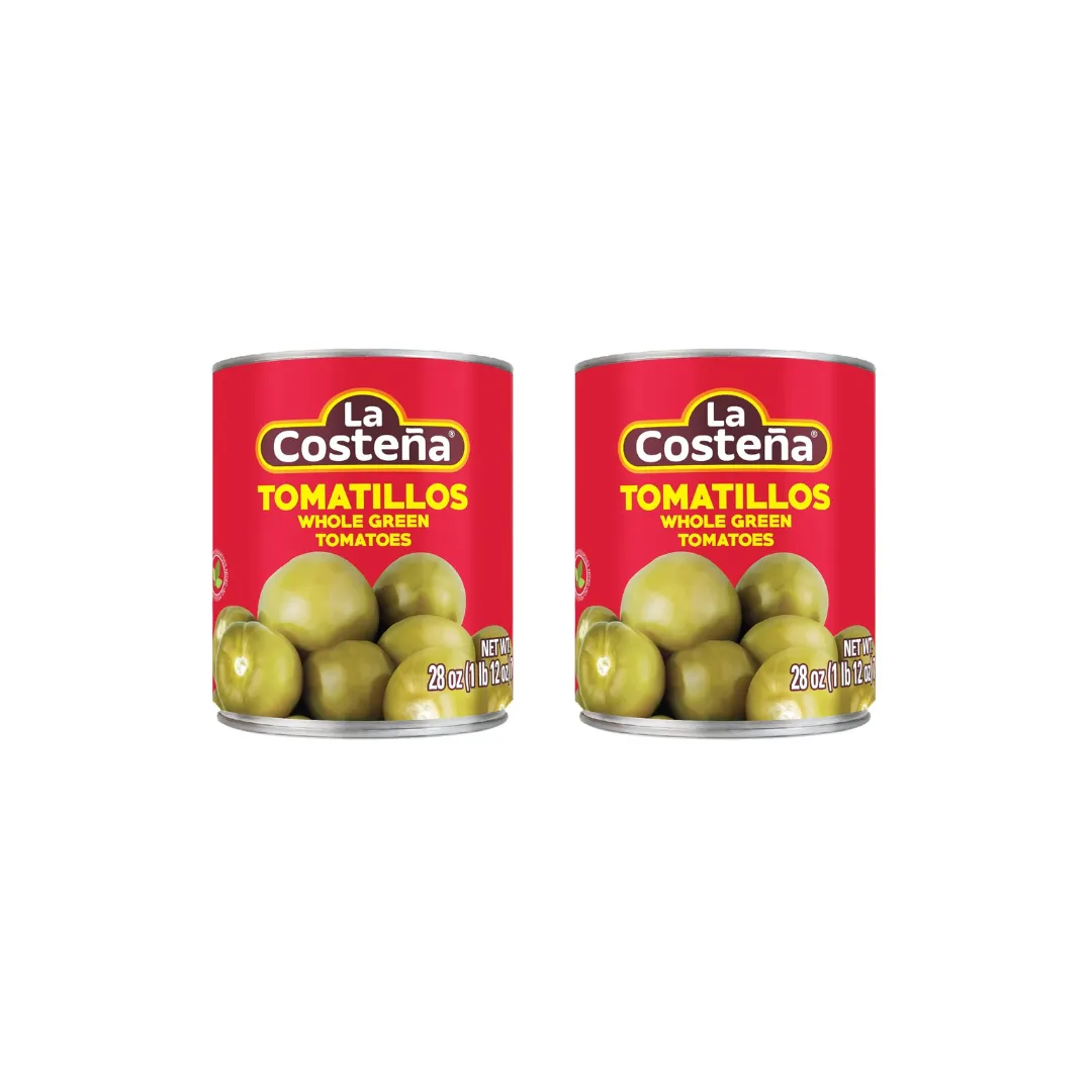 La Costena Green Tomatillos 794g (Pack of 2) – Canned Tomatillos for Salsa & Mexican Dishes