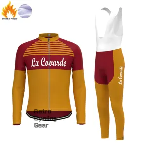 La CoVarde Fleece Retro Long Cycling Kits