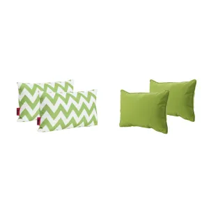 La Jolla Outdoor Water Resistant Rectangular Throw Pillows - Set of 4