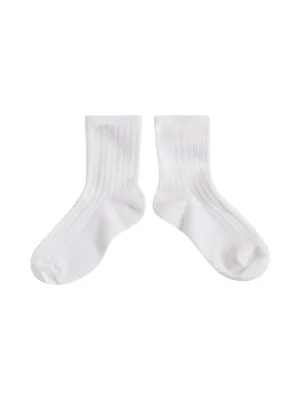 La Mini Ribbed Ankle Socks