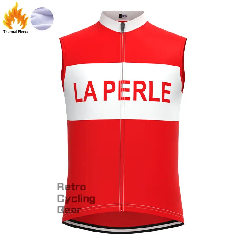 LA PERLE Fleece Retro Cycling Vest