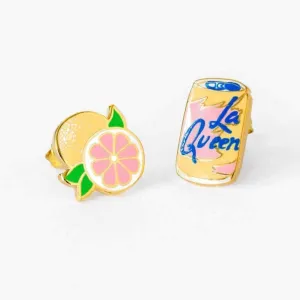 La Queen   Grapefruit Earrings