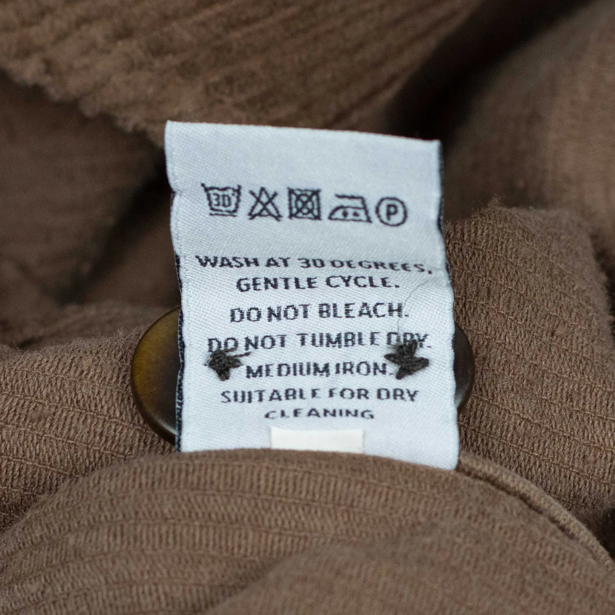 Labura chore coat in brown cotton corduroy