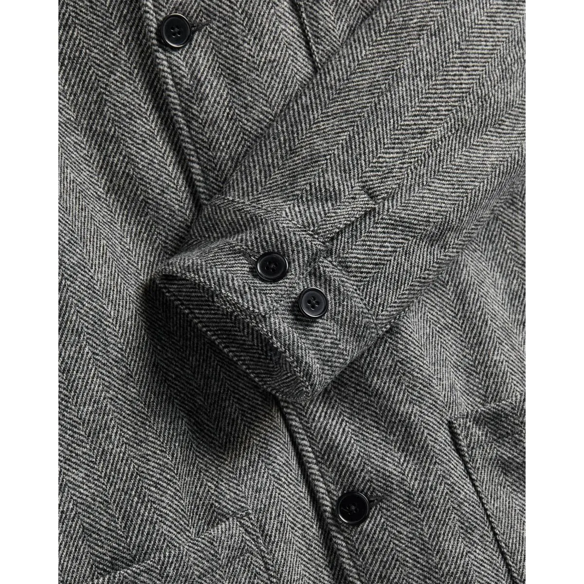 Labura Jacket Herringbone Wool Grey