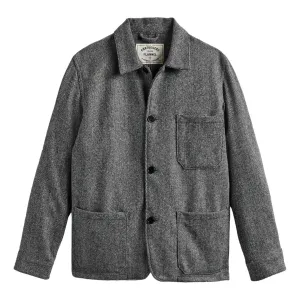 Labura Jacket Herringbone Wool Grey