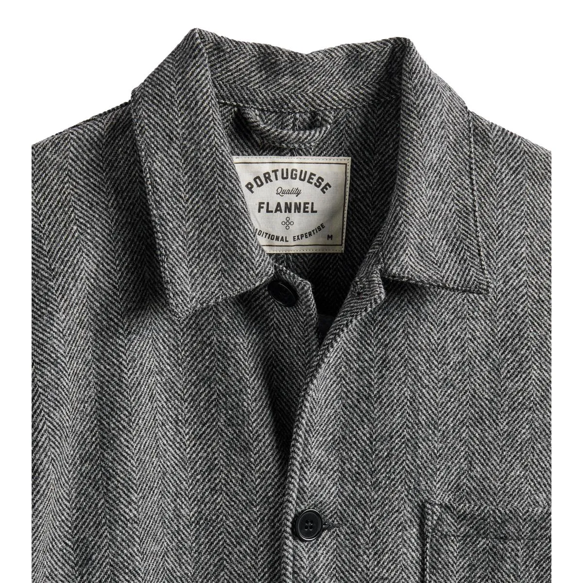 Labura Jacket Herringbone Wool Grey