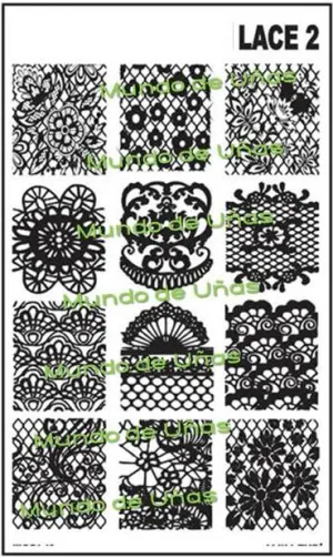 LACE 2 stamping plate