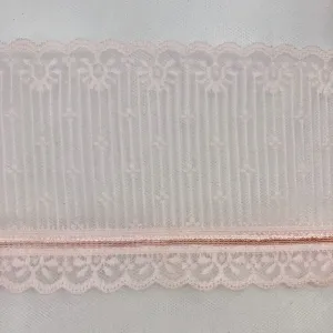 Lace Trim - 5-inch Lace Pale Pink