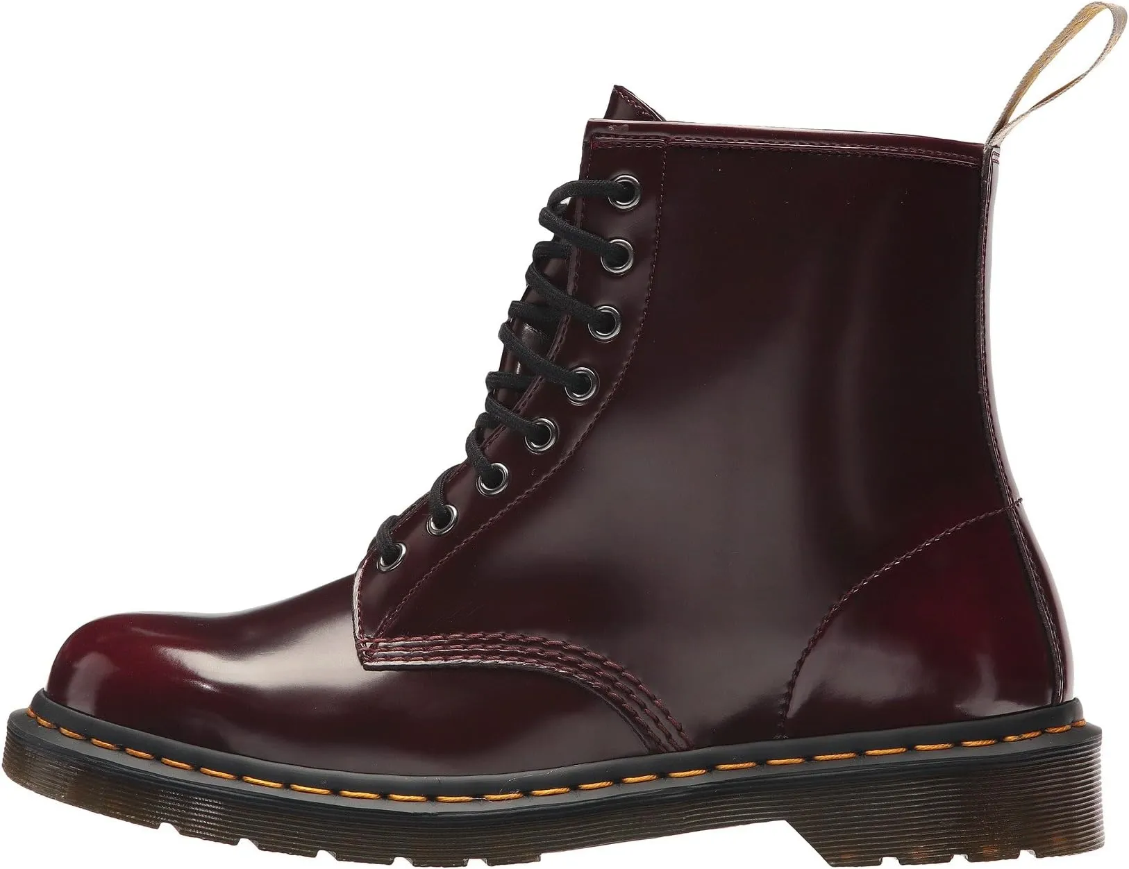 Lace-up boots 1460 Vegan 8-Eye Boot Dr. Martens, Cherry Red Cambridge Brush