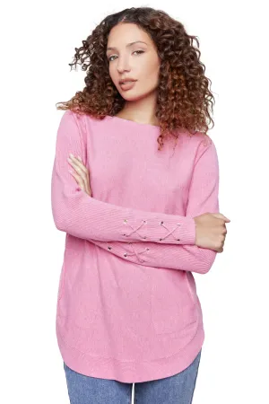 Laced Sleeve Sweater